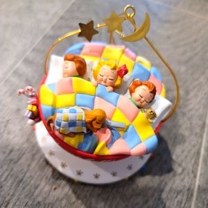 Vintage 1993 Campbell's Kids & Dog Sleeping In Soup Bowl